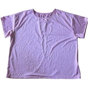 Under Armour Loose pink T-shirt with opening in back, women's size 1X